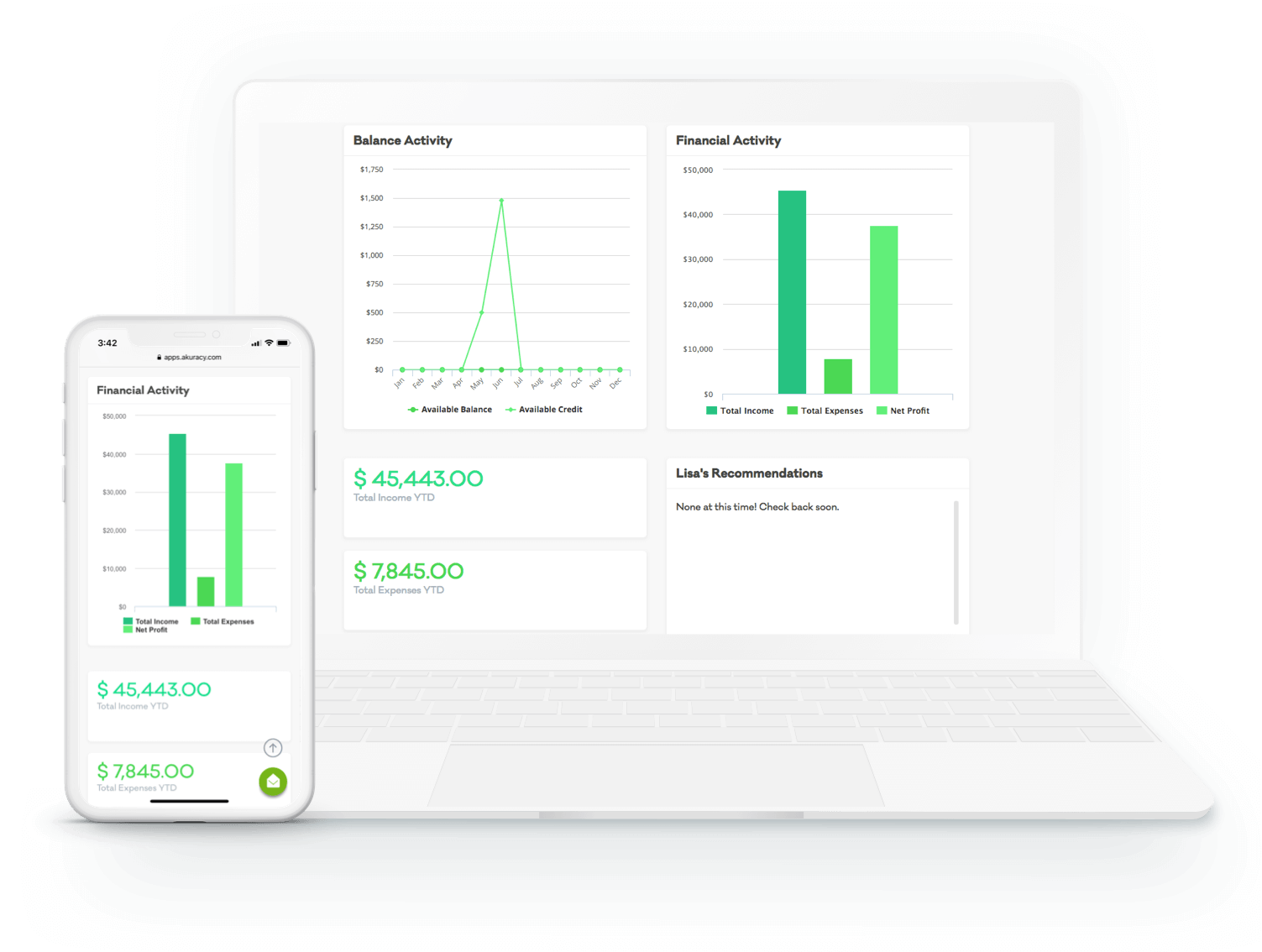 Simple Software & Clean Monthly Reports